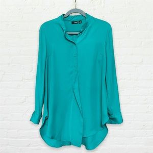a.n.a. (A New Approach) Teal Oversized Blouse | Size: M